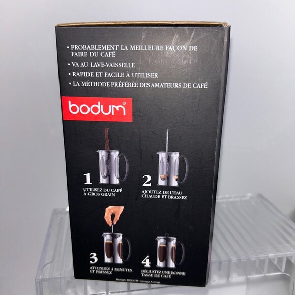 Bodum Kenya Cafetiere French Press Coffee Tea Maker Glass 6 Cup NIB - Picture 2 of 10